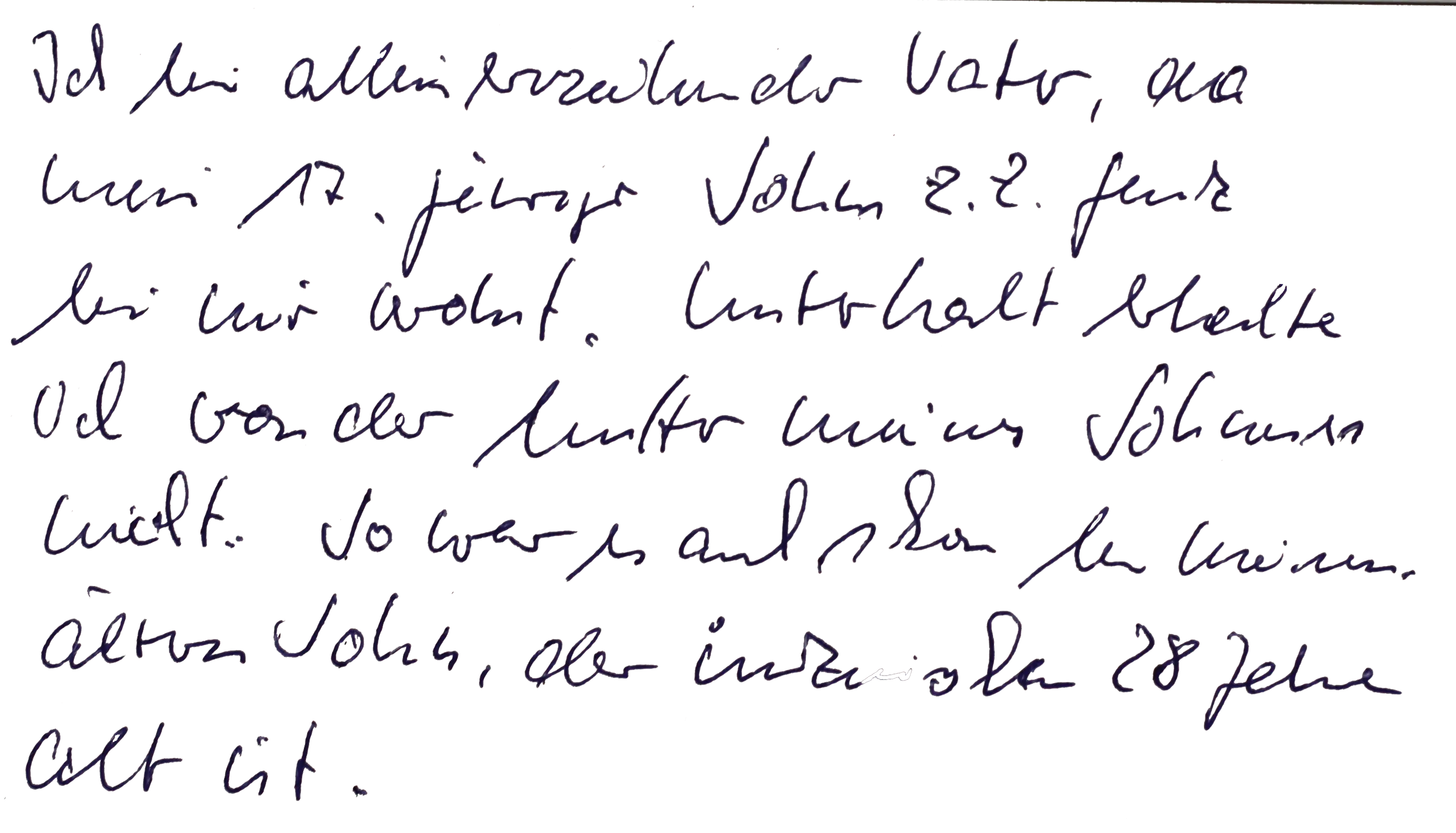 Ich bin alleinerziehender Vater, wo mein 17-jähriger Sohn zur Zeit kurz bei mir wohnt. Unterhalt […] ich von der Mutter meines Sohnes nicht. So war es auch schon bei meinem älteren Sohn, der inzwischen 28 Jahre alt ist.
